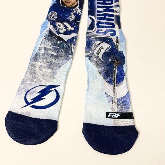 FBF Originals NHL Steven Stamkos Socks Mens Large Socks Tampa Bay Lightning - Picture 8 of 14